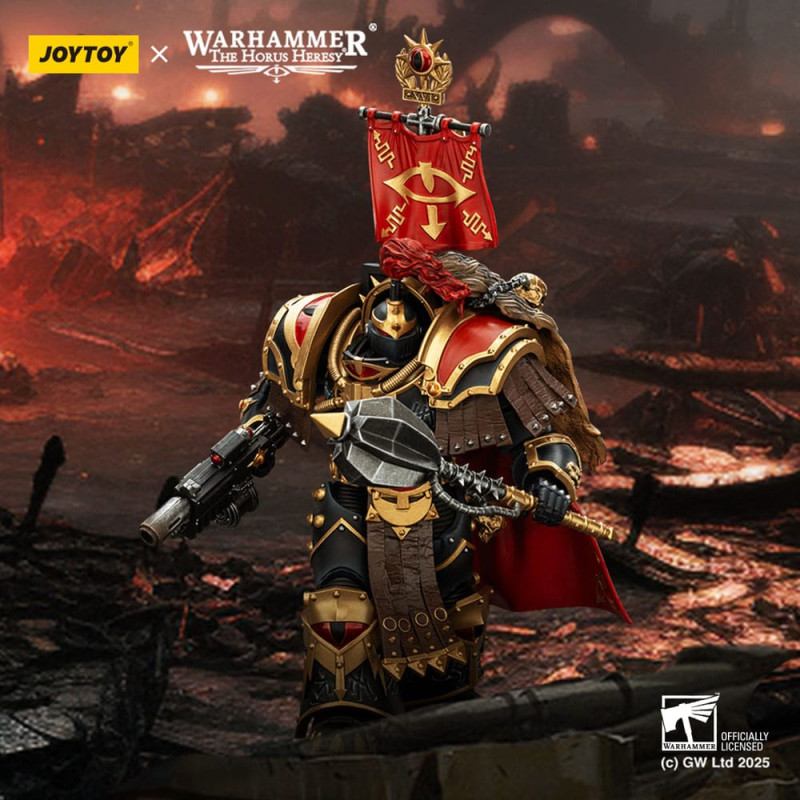 Warhammer 40,000: Sons of Horus Action Figure Legion Cataphractii Praetorwith Combi-Melta and Power 10