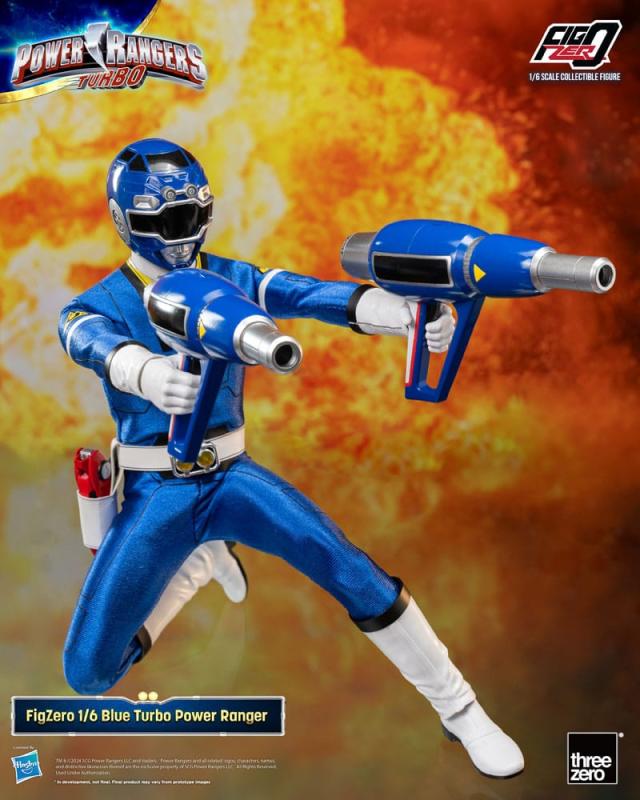 Power Rangers Turbo FigZero Action Figure 1/6 Blue Turbo Power Ranger 30 cm