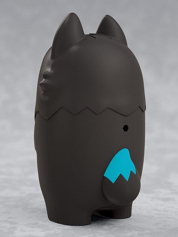 Nendoroid More Kigurumi Face Parts Case for Nendoroid Figures Black Kitsune 10 cm