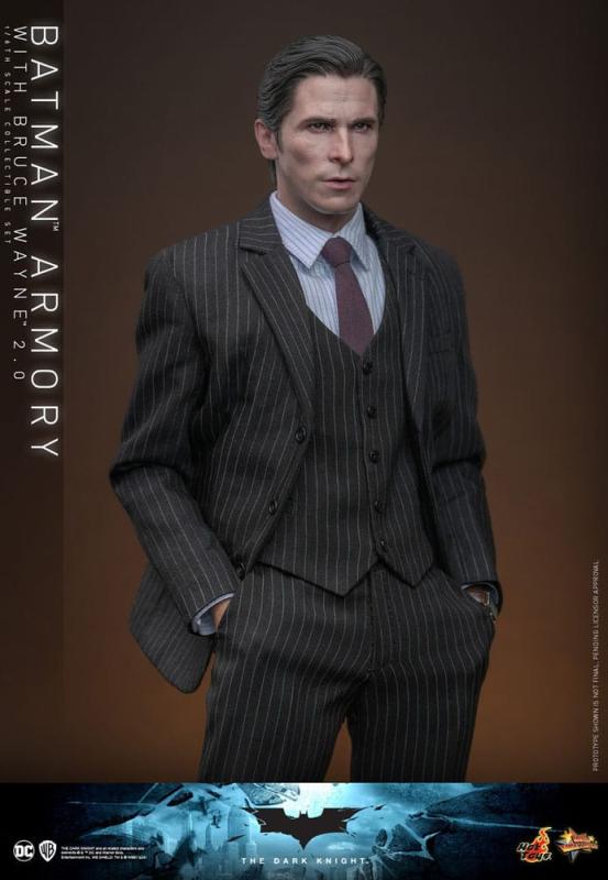 The Dark Knight Movie Masterpiece Action Figures & Diorama 1/6 Batman Armory with Bruce Wayne (2.0) 6