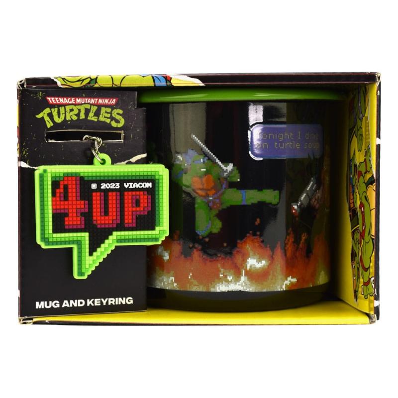 Teenage Mutant Ninja Turtles Enamel Mug and Keychain Set 1