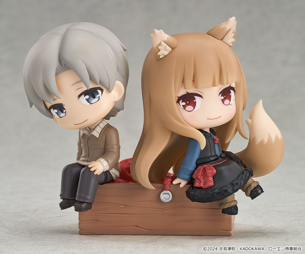Spice and Wolf: Merchant Meets the Wise Wolf Mini Memory Mini Figure Lawrence & Holo 8 cm 1