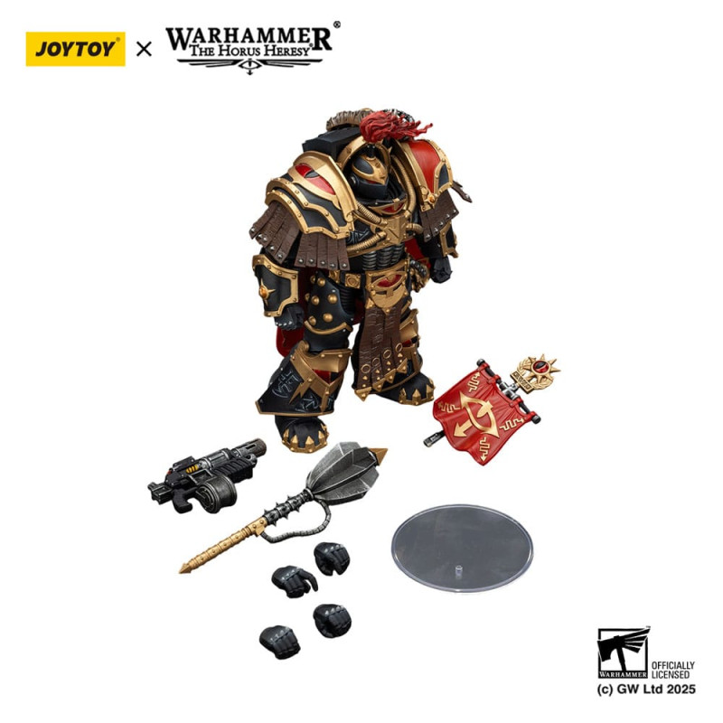 Warhammer 40,000: Sons of Horus Action Figure Legion Cataphractii Praetorwith Combi-Melta and Power 9