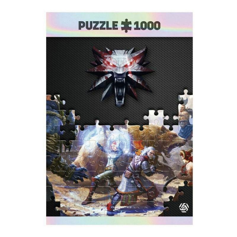 The Witcher III: Wild Hunt Gaming Puzzle Geralt & Triss in Battle (1000 pieces) 1