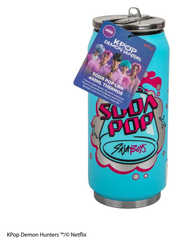 KPop Demon Hunters Thermal Straw Mug Soda Pop Can 2