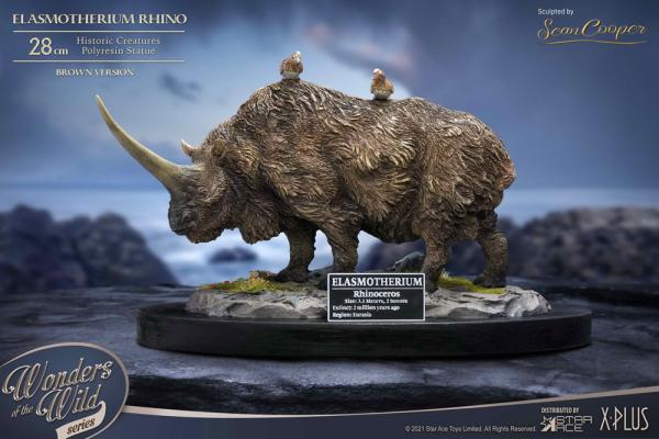 Elasmotherium: Rhino (Brown) 28 cm Statue - Star Ace Toys