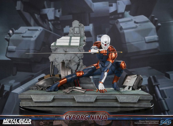 Metal Gear Solid Statue Cyborg Ninja (Gray Fox) 41 cm 11