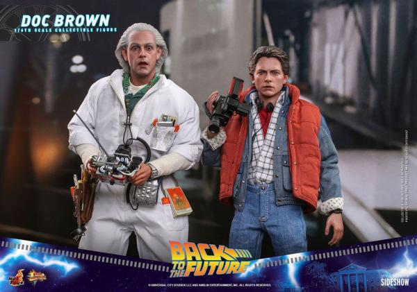 Back To The Future Movie Masterpiece Action Figure 1/6 Doc Brown 30 cm 9