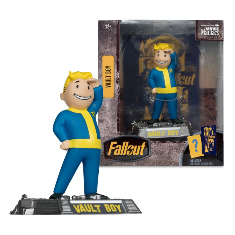 Fallout Movie Maniacs Action Figure Vault Boy Version 3 14 cm 3