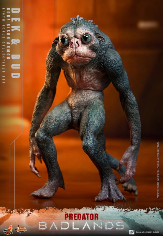 Predator: Badlands Movie Masterpiece Action Figures 2-Pack 1/6 Dek (Bone Bison Armor) and Bud 31 cm 10