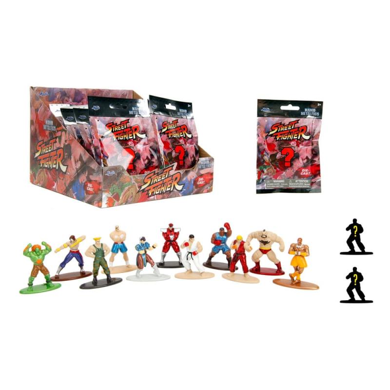 Street Fighter Nano Metalfigs Diecast Mini Figures Display 6 cm (24)