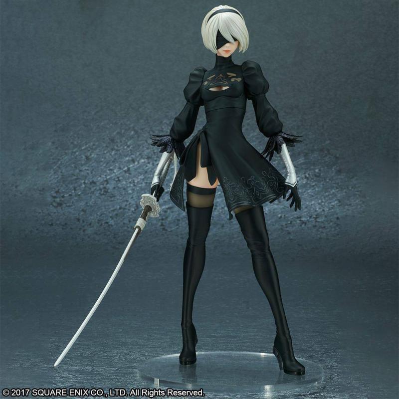 NieR:Automata PVC Statue 2B (YoRHa No. 2 Type B) Deluxe Version 28 cm