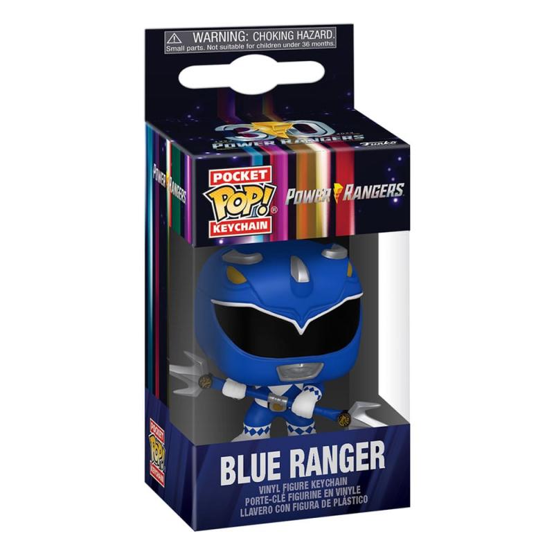 Power Rangers 30th POP! Vinyl Keychains 4 cm Blue Ranger Display (12)