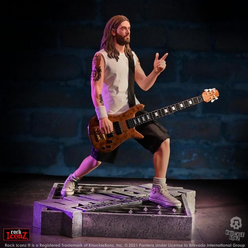 Pantera Rock Iconz Statue Rex Brown (Reinventing the Steel) 22 cm 5