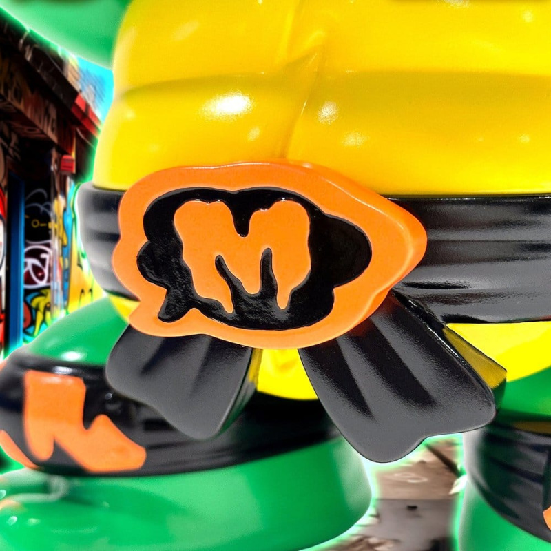 Teenage Mutant Ninja Turtles x Grape Brain Vinyl Figure Michelangelo 24 cm 5