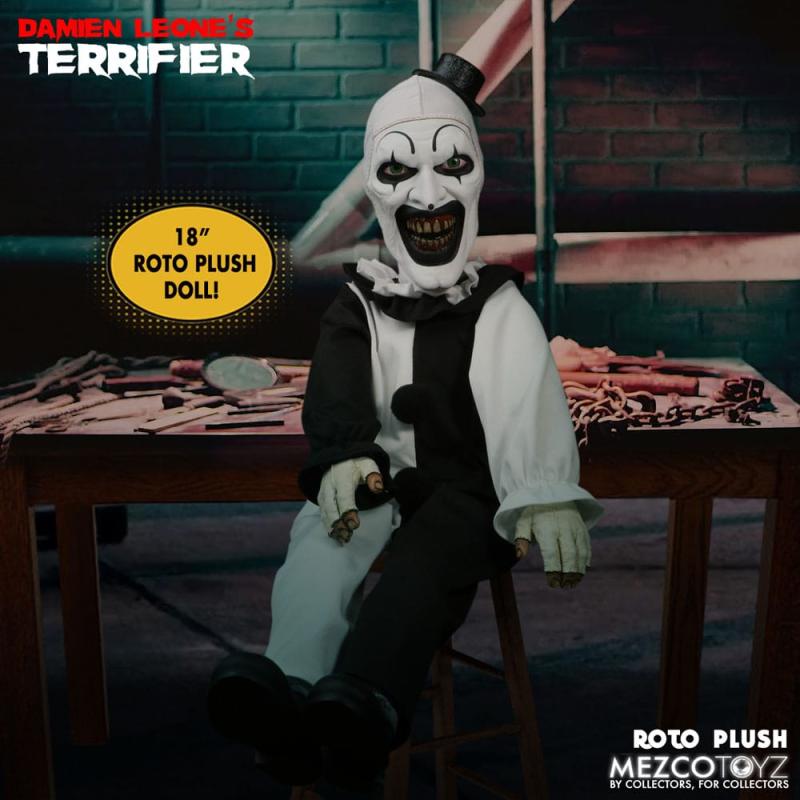 Terrifier Roto Plush Figure Art the Clown 46 cm