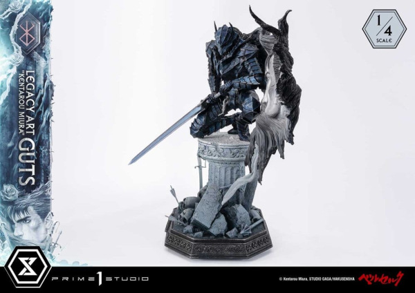 Berserk Legacy Art "Kentarou Miura" Statue 1/4 Guts Bonus Version 74 cm 11