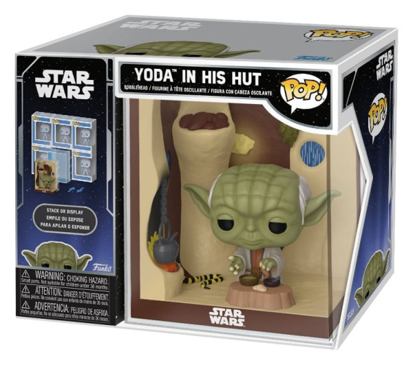 Star Wars POP! Nooks Vinyl Figure Yoda's Hutt 9 cm 1