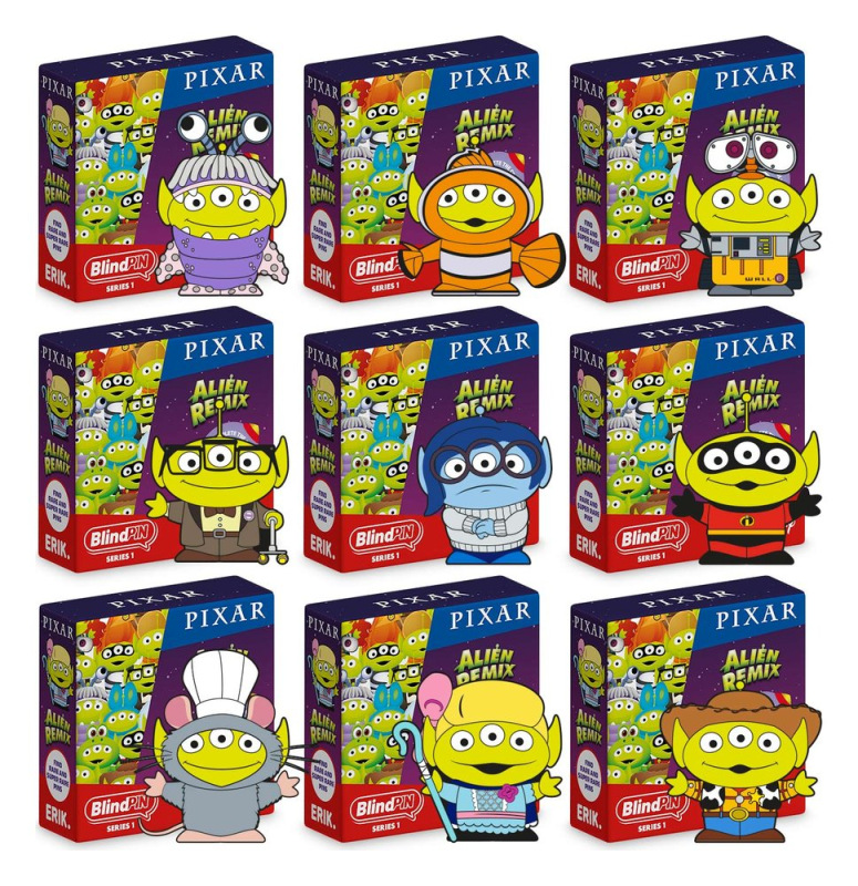 Disney Pixar Toy Story Alien Remix Pin Badges Series 1 Display (24) 1
