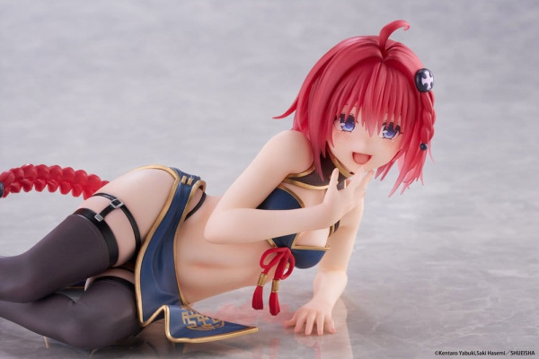 To Love-Ru Darkness Desktop Cute PVC Figure Mea Kurosaki (Chinese Dress Ver.) 13 cm 4