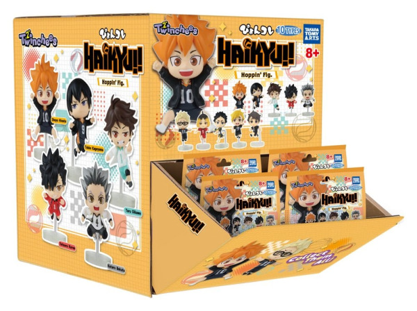 Haikyu!! Twinchees Mini Figures Hoppin' 5 cm Blind Pack Display (24) 12