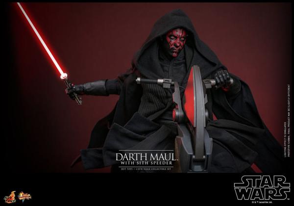 Star Wars Episode I Movie Masterpiece Action Figure 1/6 Darth Maul with Sith Speeder 29 cm