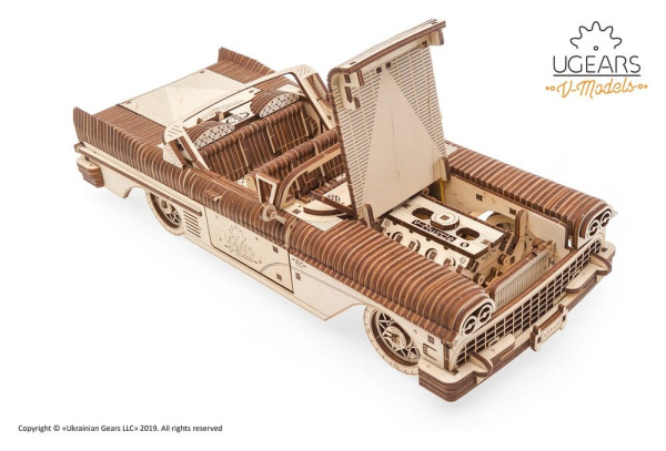 Ugears 3D Wooden Puzzle Dream Cabriolet VM-05 14
