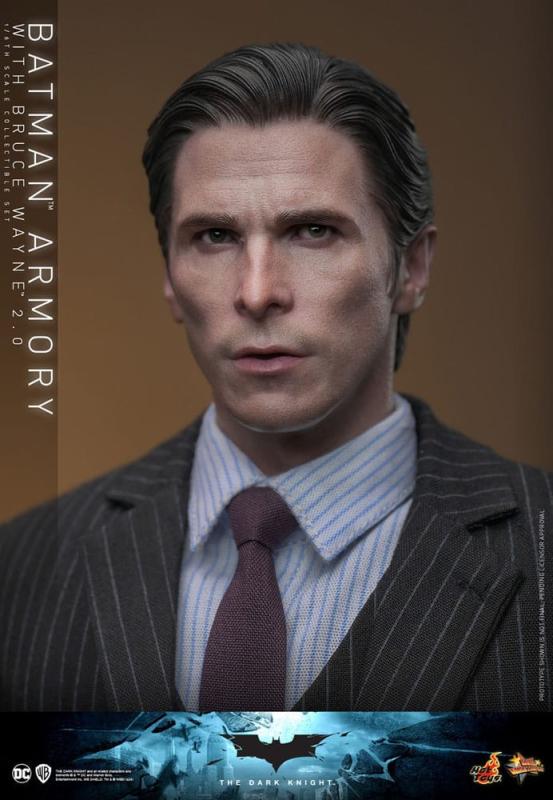 The Dark Knight Movie Masterpiece Action Figures & Diorama 1/6 Batman Armory with Bruce Wayne (2.0) 7