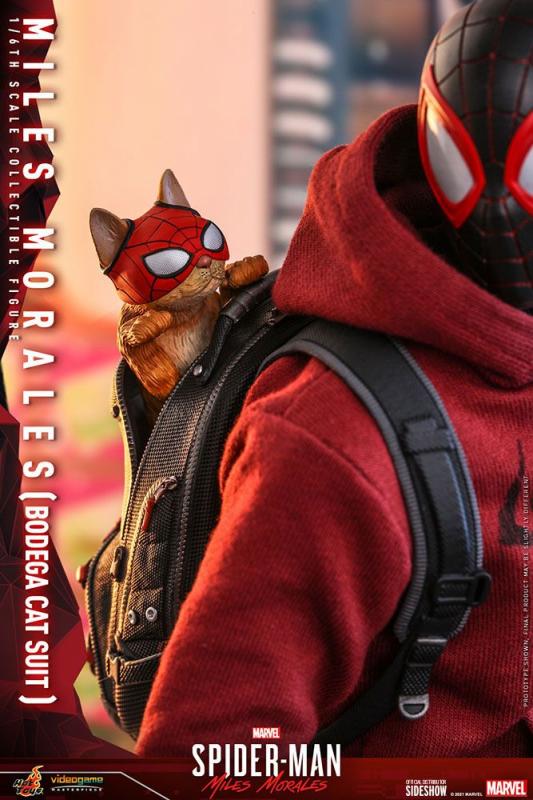 Spider-Man: Miles Morales Bodega Cat Suit 1/6 Videogame Action Figure - Hot Toys