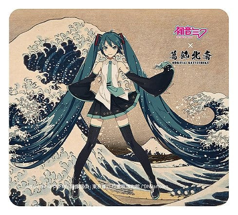 Hatsune Miku x Katsushika Hokusai iXima Mousepad The Great Wave off Kanagawa/Fine Wind, Clear Mornin