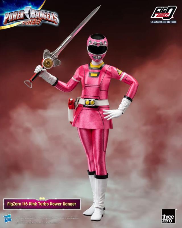 Power Rangers Turbo FigZero Action Figure 1/6 Pink Turbo Power Ranger 30 cm