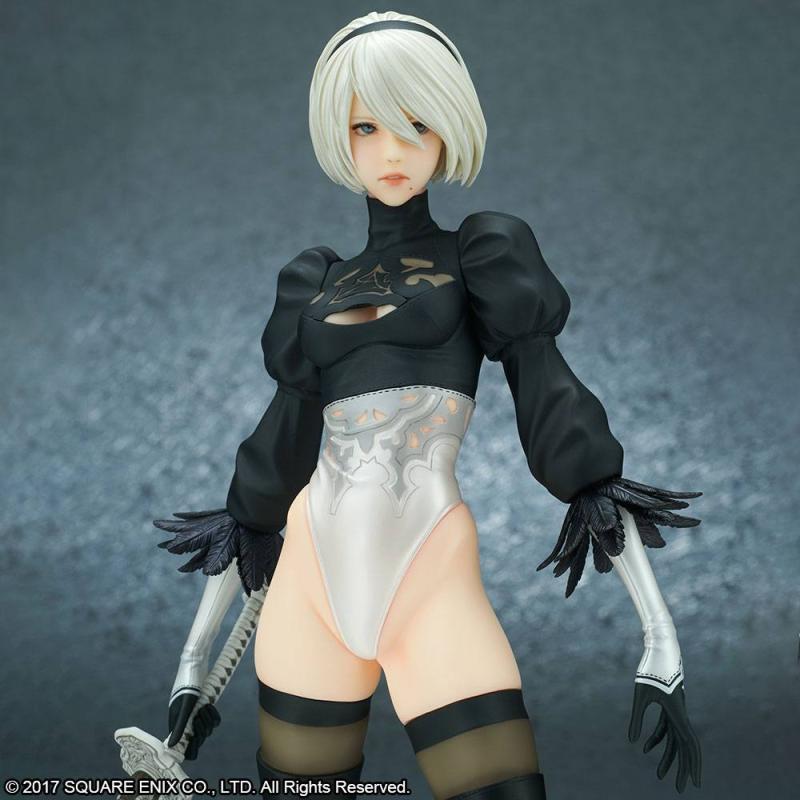 NieR:Automata PVC Statue 2B (YoRHa No. 2 Type B) Deluxe Version 28 cm