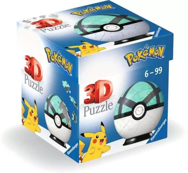 Pokémon 3D Puzzle Pokéballs: Net Ball (55 pieces)