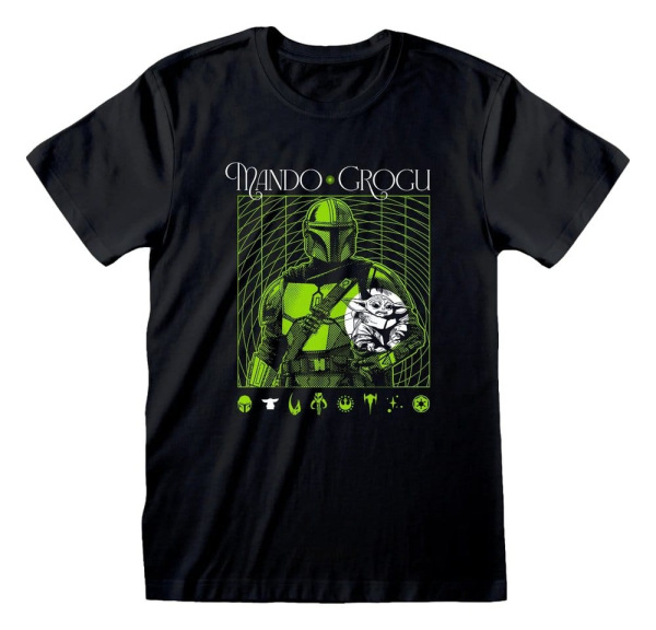 Star Wars The Mandalorian T-Shirt Handover Green