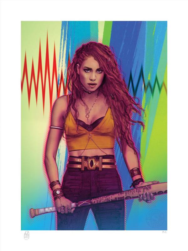 Birds of Prey: Black Canary 46 x 61 cm Art Print - Sideshow Collectibles