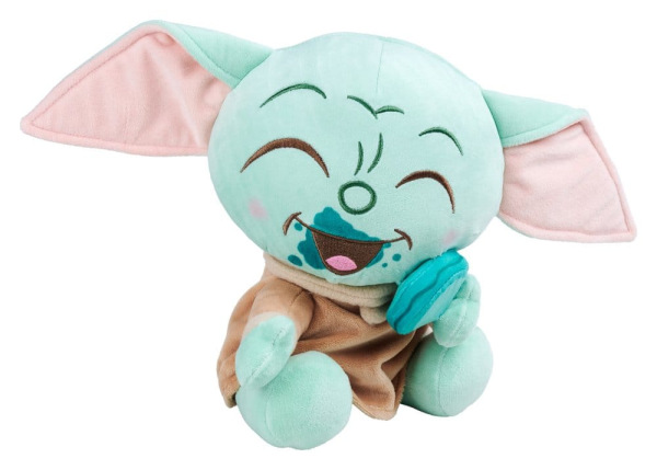 Star Wars Mandalorian Plush Figure Grogu with Macaroon 25 cm