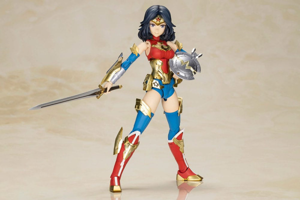 DC Comics Cross Frame Girl Plastic Model Kit Wonder Woman Humikane Shimada Ver. 16 cm 3