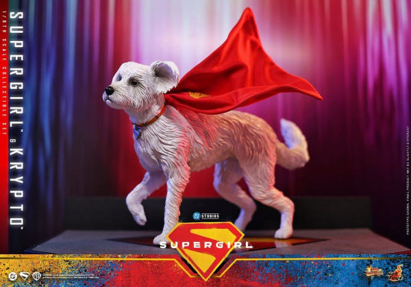 DC Comics Movie Masterpiece Action Figure Set Supergirl & Krypto 28 cm 3