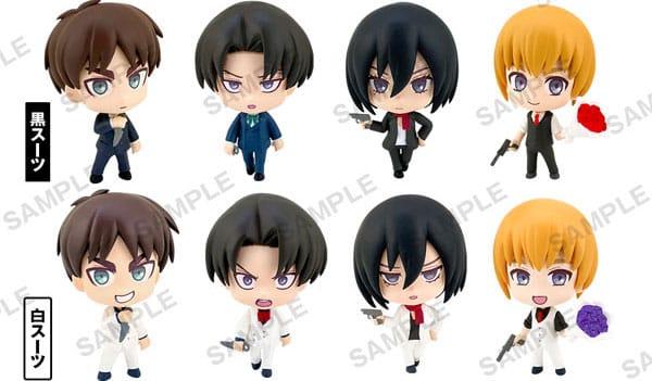 Attack On Titan Shirokuro PVC Mini Figures Vol. 1 4 cm Assortment (12)