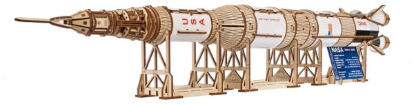NASA 3D Wooden Puzzle Saturn V 8