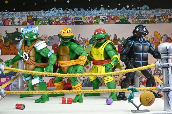 Teenage Mutant Ninja Turtles (Archie Comics) Action Figures 4-Pack Stump Wrestling Turtles 18 cm 12