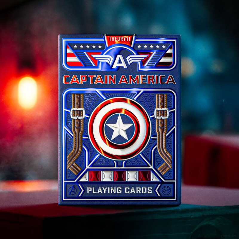 Captain America Playing Cards Patriotic Design 4