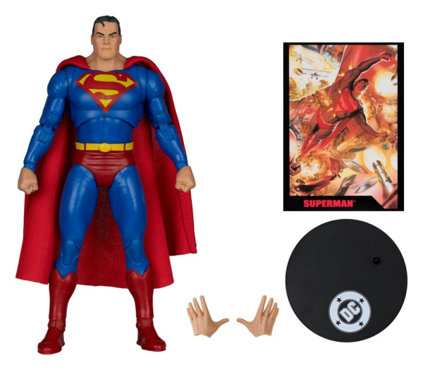 DC Direct Page Punchers Action Figure Superman (Justice #1) (Red Platinum Edition) 19 cm 2