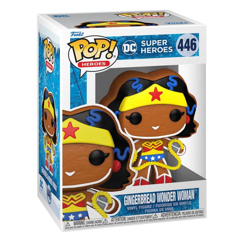 DC Comics: Wonder Woman 9 cm Holiday 2022 POP! Heroes Vinyl Figure - Funko