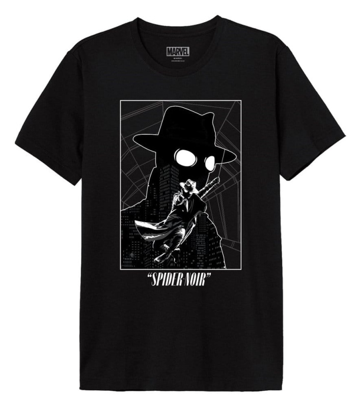 Marvel T-Shirt Spider-Noir Swinging Cover