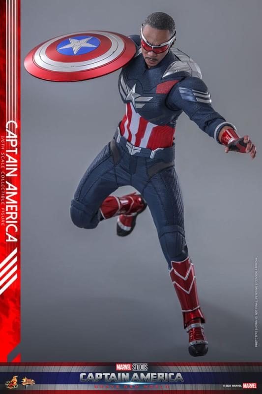 Captain America: Brave New World Movie Masterpiece Action Figure 1/6 Captain America 30 cm 2