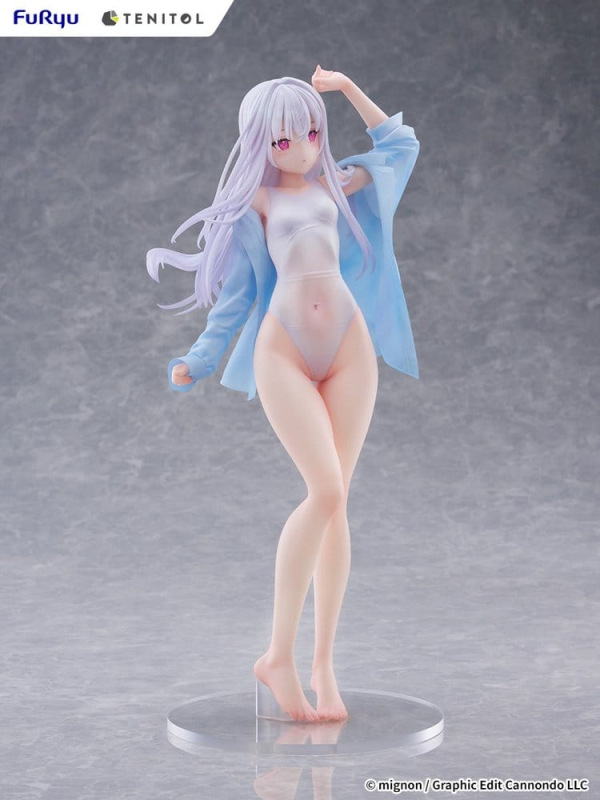 Mignon Works Tenitol Tall PVC Figure Shiro Swimsuit Ver. 30 cm 4