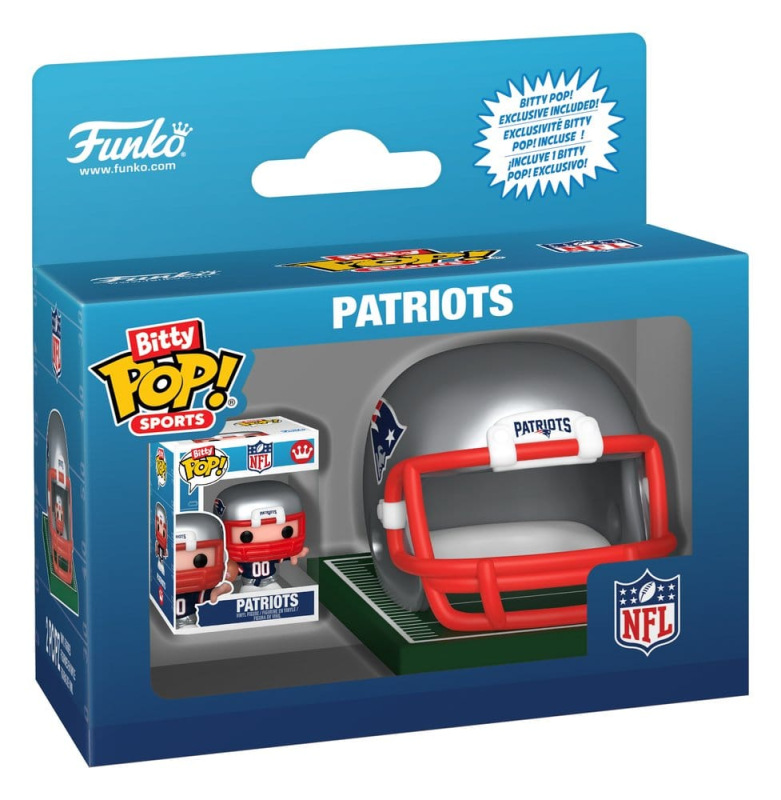 NFL Bitty POP! Helmets Vinyl Figures AFC Series 1 Assortment (12) 10