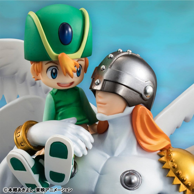Digimon Adventure G.E.M. Series PVC Figure Angemon & Takeru Takaishi 22 cm (Repeat) 1