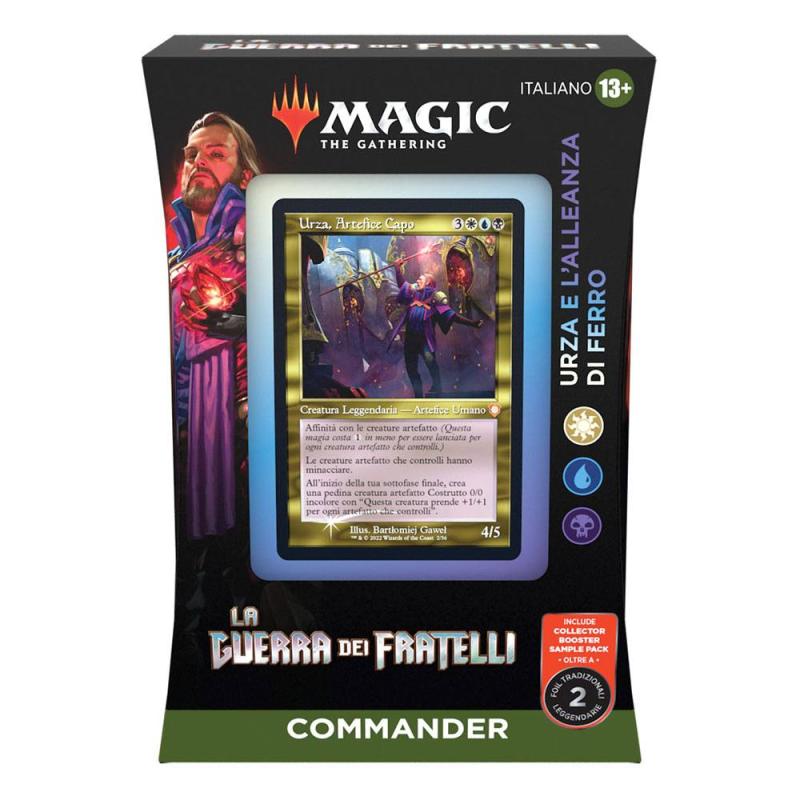 Magic the Gathering La Guerra dei Fratelli Commander Decks Display (4) italian